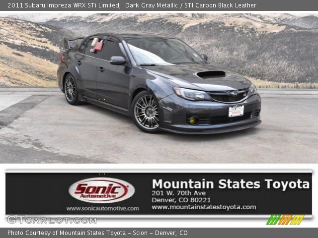 2011 Subaru Impreza WRX STi Limited in Dark Gray Metallic