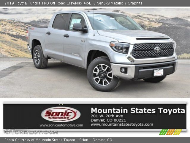 2019 Toyota Tundra TRD Off Road CrewMax 4x4 in Silver Sky Metallic