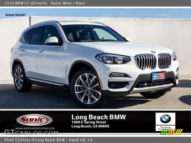 2019 BMW X3 sDrive30i in Alpine White