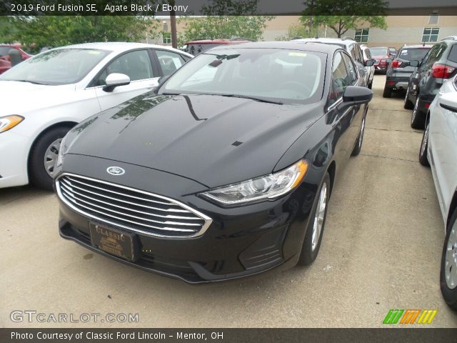 2019 Ford Fusion SE in Agate Black