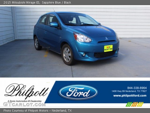 2015 Mitsubishi Mirage ES in Sapphire Blue