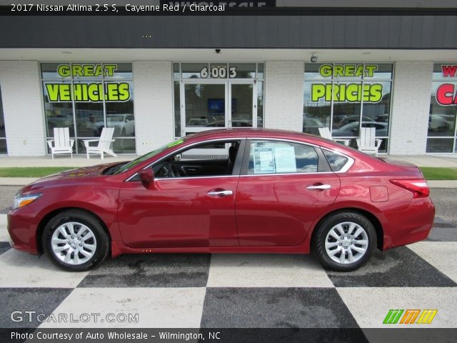 2017 Nissan Altima 2.5 S in Cayenne Red