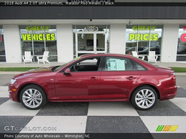 2018 Audi A4 2.0T ultra Premium in Matador Red Metallic