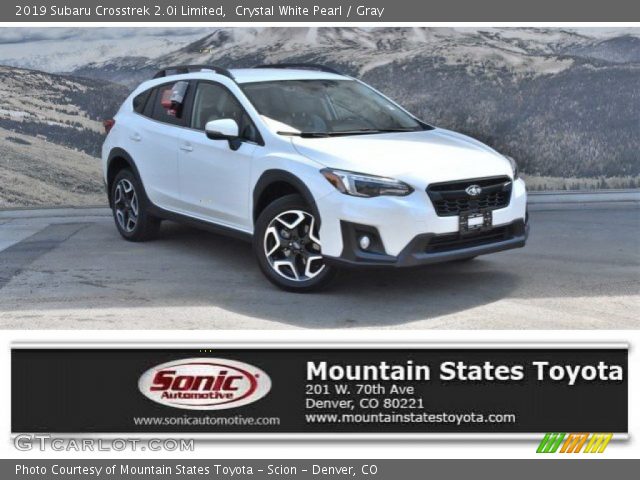 2019 Subaru Crosstrek 2.0i Limited in Crystal White Pearl