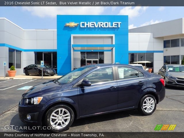 2016 Chevrolet Sonic LT Sedan in Blue Velvet Metallic