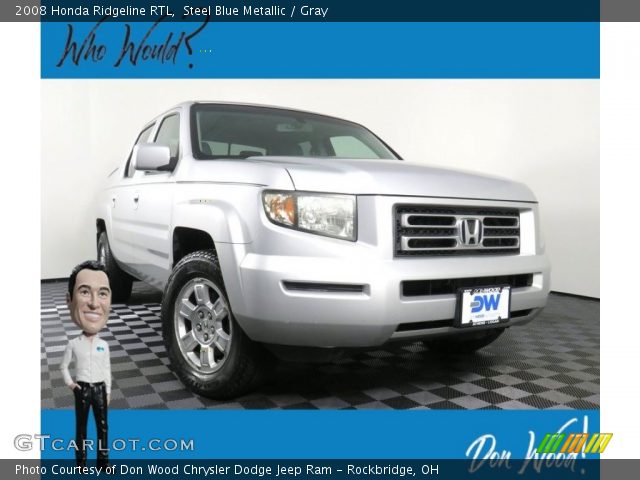 2008 Honda Ridgeline RTL in Steel Blue Metallic