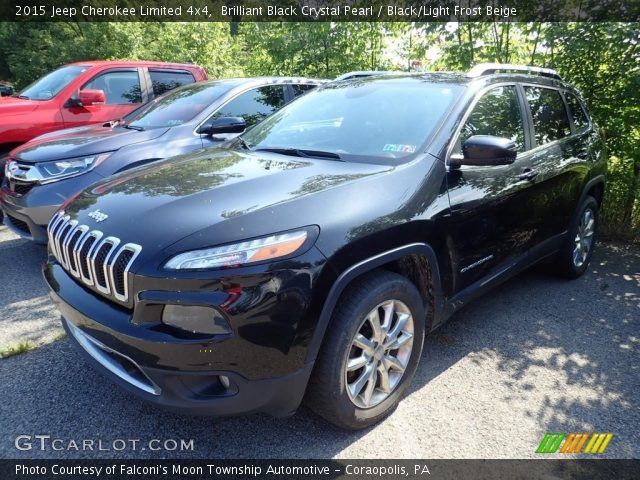 2015 Jeep Cherokee Limited 4x4 in Brilliant Black Crystal Pearl