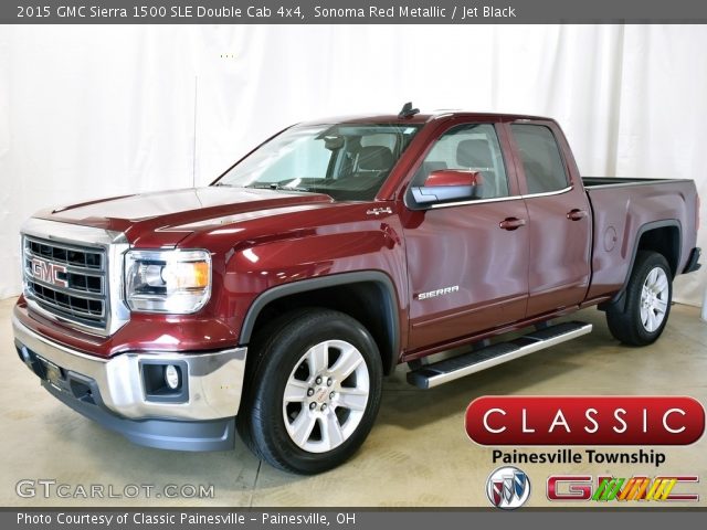 2015 GMC Sierra 1500 SLE Double Cab 4x4 in Sonoma Red Metallic