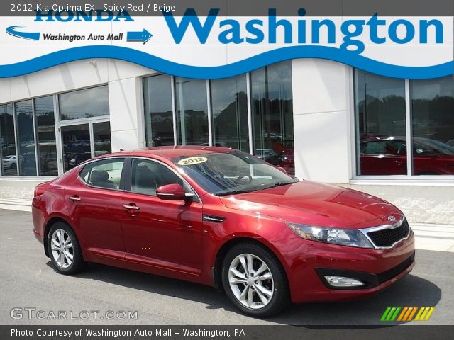 2012 Kia Optima EX in Spicy Red