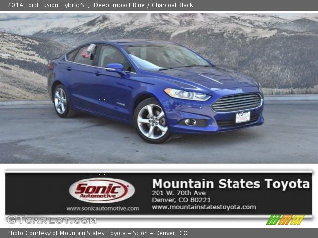 2014 Ford Fusion Hybrid SE in Deep Impact Blue
