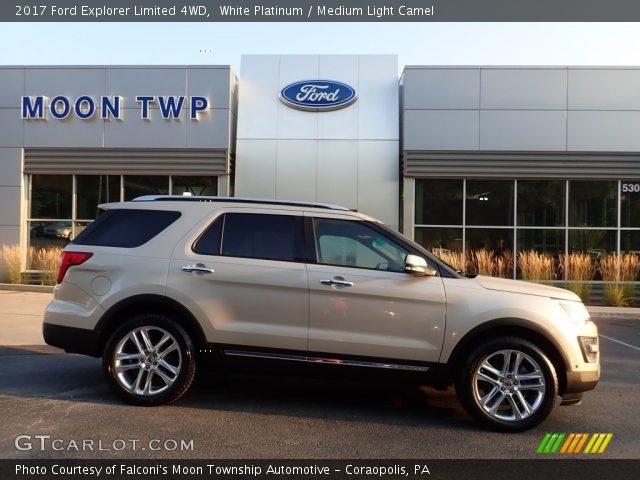 2017 Ford Explorer Limited 4WD in White Platinum
