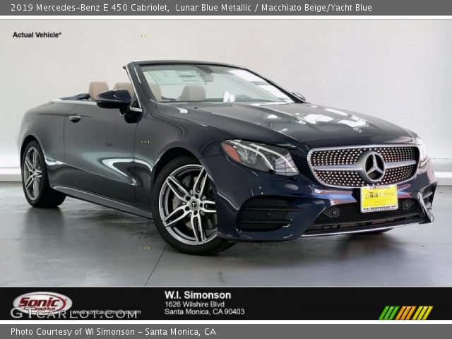 2019 Mercedes-Benz E 450 Cabriolet in Lunar Blue Metallic