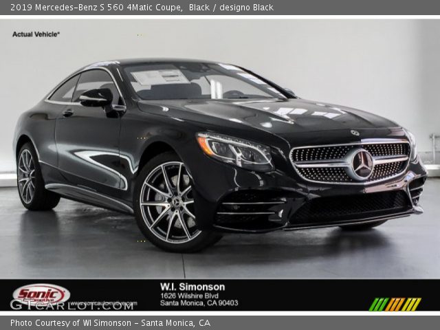 2019 Mercedes-Benz S 560 4Matic Coupe in Black