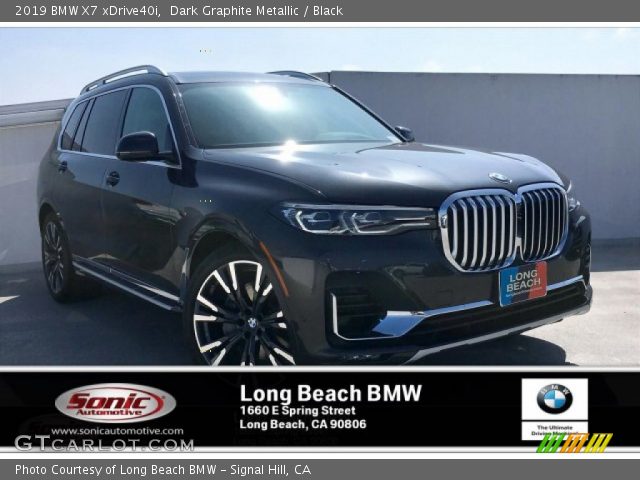 2019 BMW X7 xDrive40i in Dark Graphite Metallic