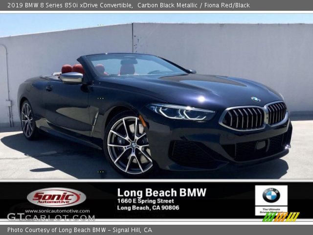 2019 BMW 8 Series 850i xDrive Convertible in Carbon Black Metallic