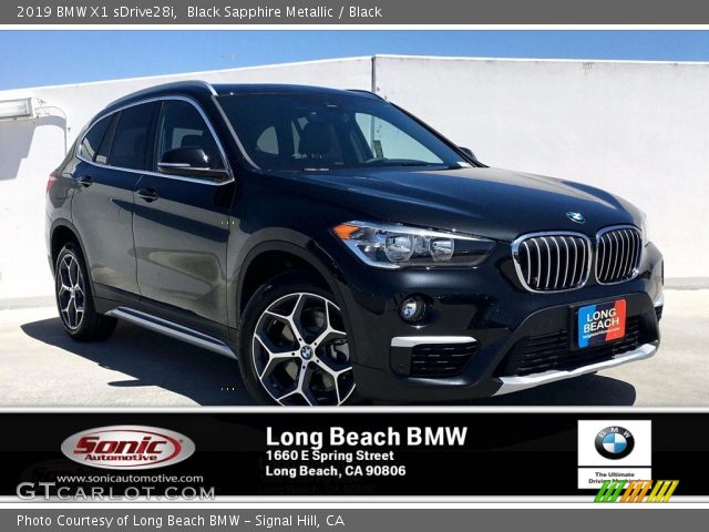 2019 BMW X1 sDrive28i in Black Sapphire Metallic