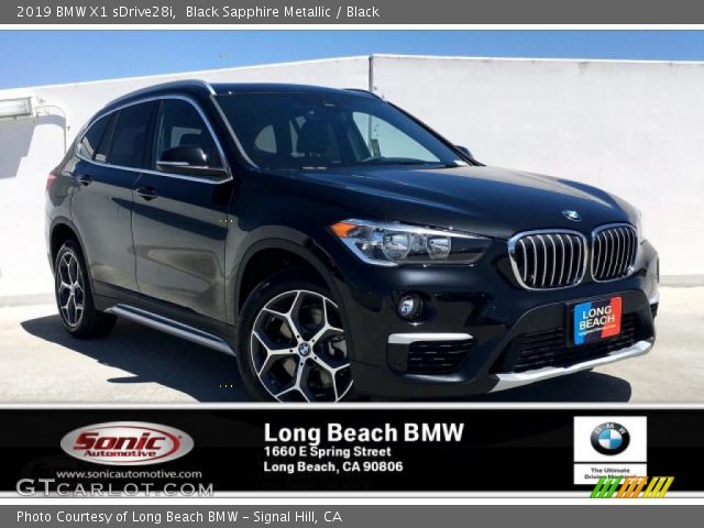 2019 BMW X1 sDrive28i in Black Sapphire Metallic