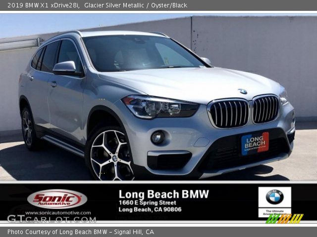 2019 BMW X1 xDrive28i in Glacier Silver Metallic