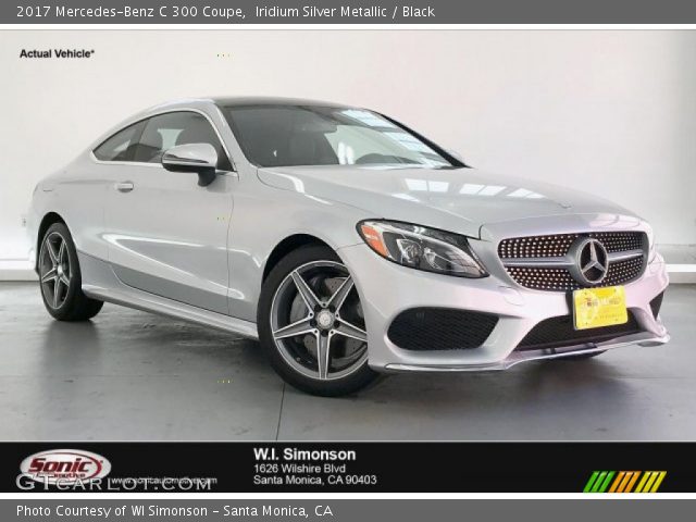 2017 Mercedes-Benz C 300 Coupe in Iridium Silver Metallic