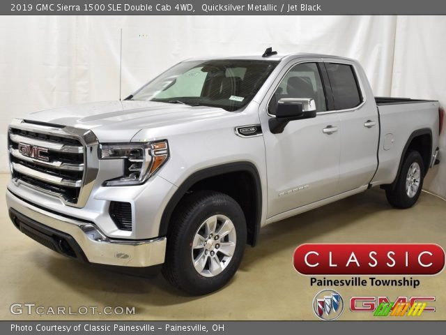 2019 GMC Sierra 1500 SLE Double Cab 4WD in Quicksilver Metallic