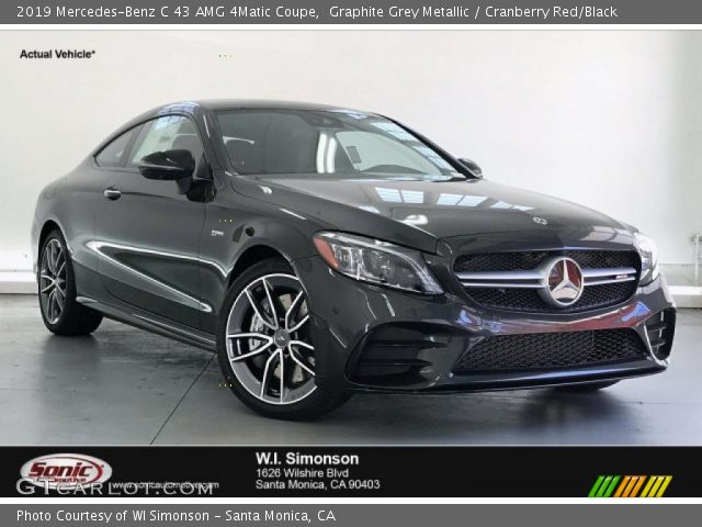 2019 Mercedes-Benz C 43 AMG 4Matic Coupe in Graphite Grey Metallic