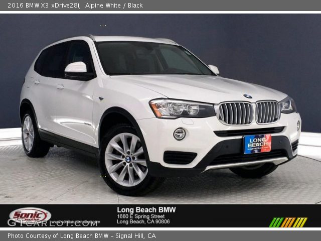 2016 BMW X3 xDrive28i in Alpine White
