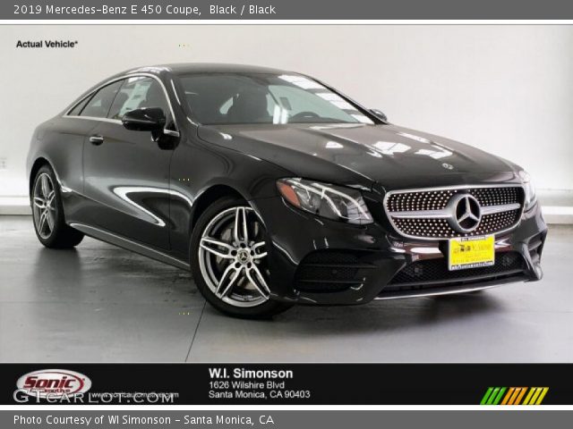 2019 Mercedes-Benz E 450 Coupe in Black