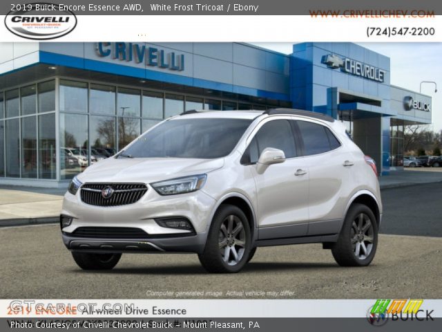 2019 Buick Encore Essence AWD in White Frost Tricoat