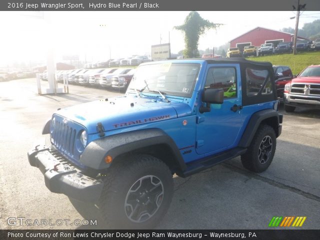 2016 Jeep Wrangler Sport in Hydro Blue Pearl
