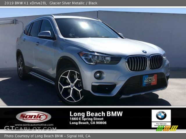 2019 BMW X1 xDrive28i in Glacier Silver Metallic