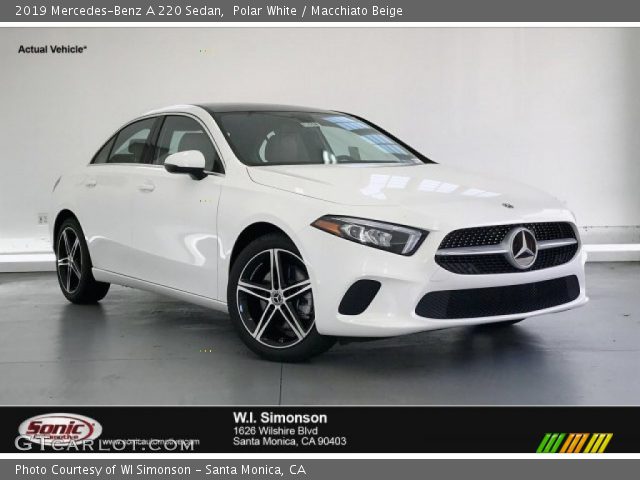 2019 Mercedes-Benz A 220 Sedan in Polar White
