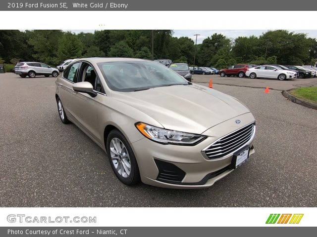 2019 Ford Fusion SE in White Gold