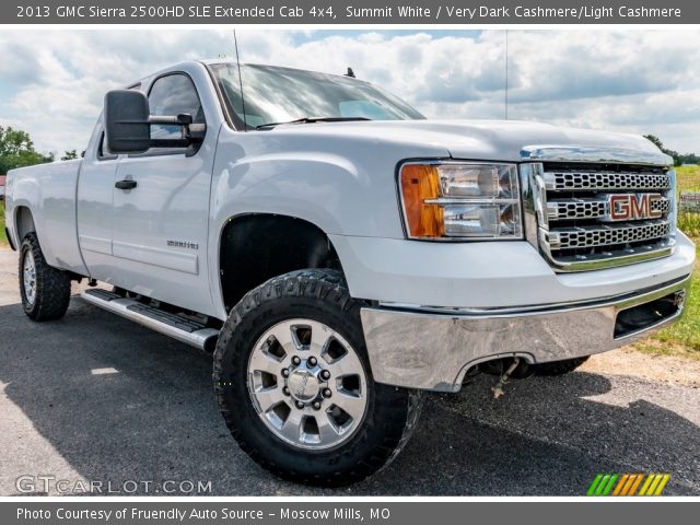 2013 GMC Sierra 2500HD SLE Extended Cab 4x4 in Summit White