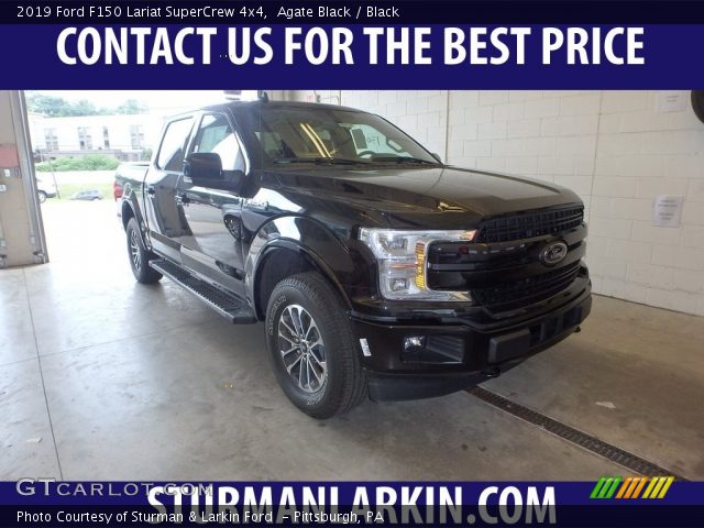 2019 Ford F150 Lariat SuperCrew 4x4 in Agate Black