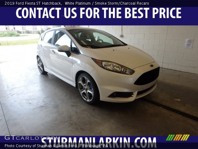 2019 Ford Fiesta ST Hatchback in White Platinum