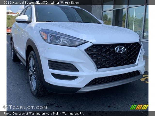 2019 Hyundai Tucson SEL AWD in Winter White