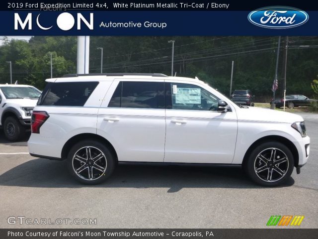 2019 Ford Expedition Limited 4x4 in White Platinum Metallic Tri-Coat