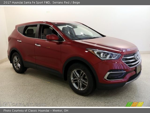 2017 Hyundai Santa Fe Sport FWD in Serrano Red
