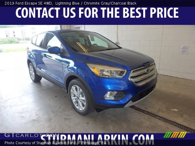 2019 Ford Escape SE 4WD in Lightning Blue