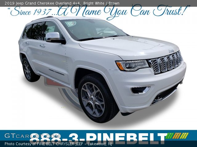 2019 Jeep Grand Cherokee Overland 4x4 in Bright White