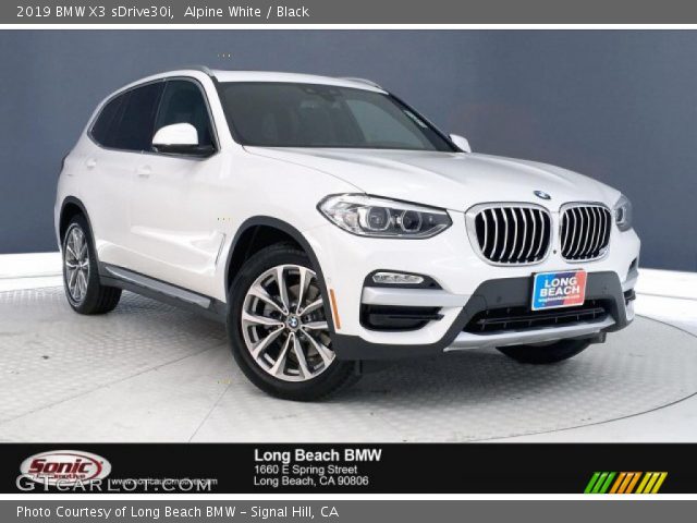 2019 BMW X3 sDrive30i in Alpine White