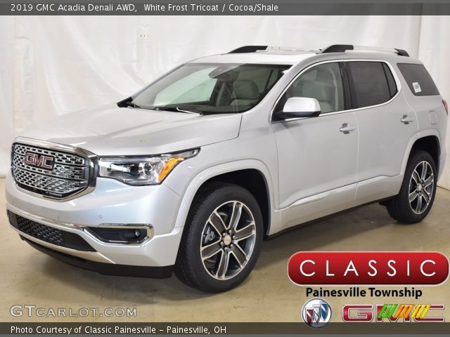 2019 GMC Acadia Denali AWD in White Frost Tricoat