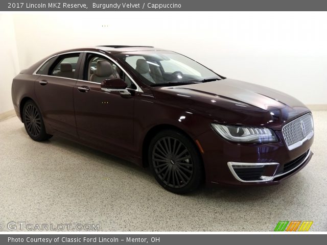 2017 Lincoln MKZ Reserve in Burgundy Velvet