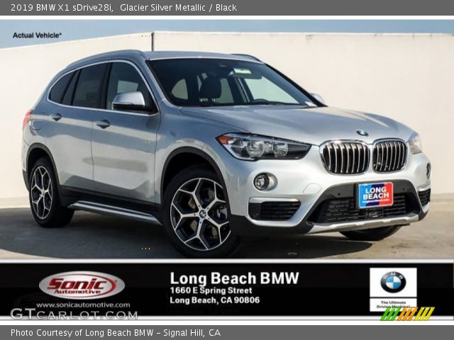 2019 BMW X1 sDrive28i in Glacier Silver Metallic