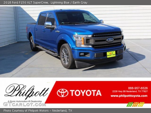 2018 Ford F150 XLT SuperCrew in Lightning Blue