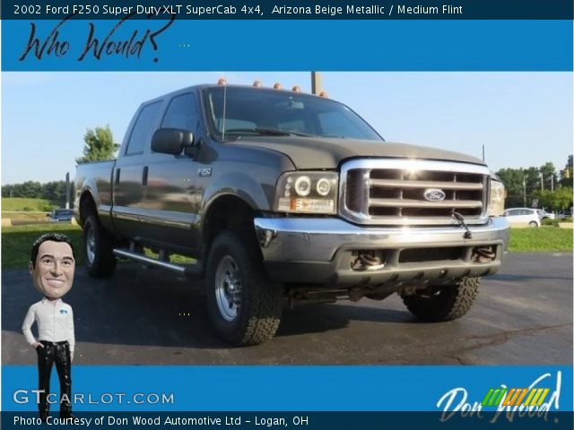 2002 Ford F250 Super Duty XLT SuperCab 4x4 in Arizona Beige Metallic