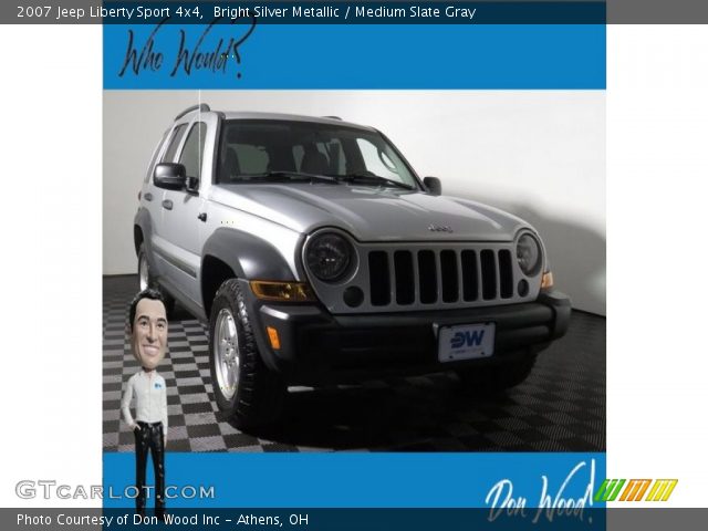 2007 Jeep Liberty Sport 4x4 in Bright Silver Metallic