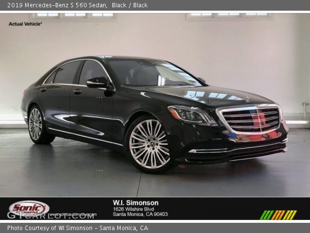 2019 Mercedes-Benz S 560 Sedan in Black