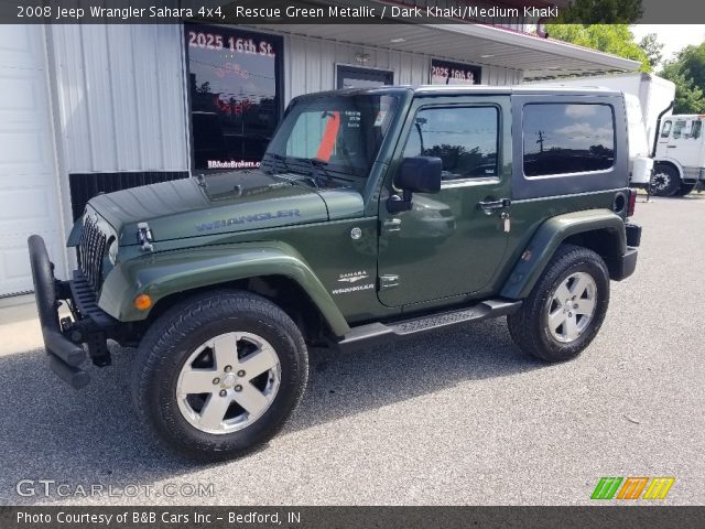 2008 Jeep Wrangler Sahara 4x4 in Rescue Green Metallic