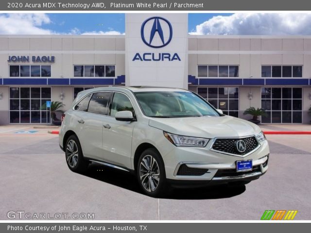 2020 Acura MDX Technology AWD in Platinum White Pearl